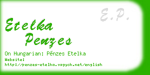 etelka penzes business card